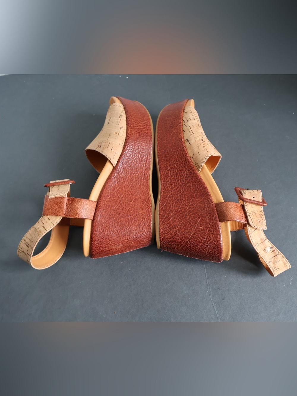 Kork-Ease Keirn Platform Wedge Sandals Size 6M - Picture 7 of 10